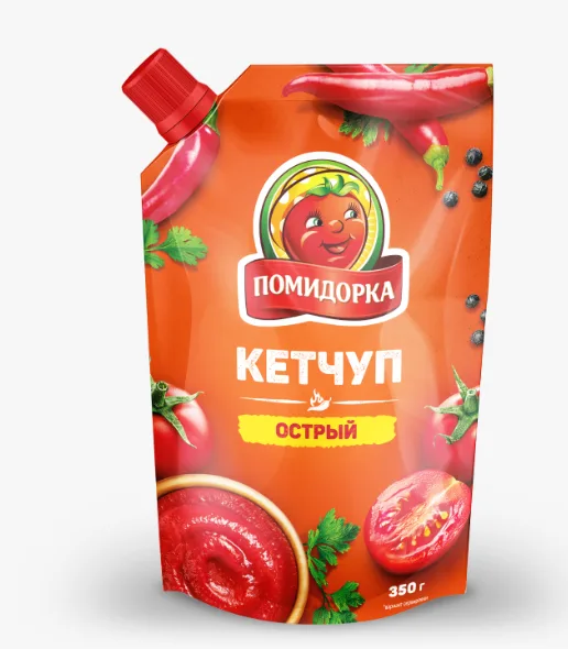 Горячая томатная масса (перед подачей на дозатор)
