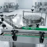 Линия розлива томатной пасты - Поворотный стол подачи пустой тары - Rotary Bottle Unscrambler