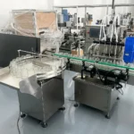 Линия розлива томатной пасты - Поворотный стол подачи пустой тары - Rotary Bottle Unscrambler
