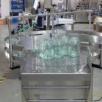 Линия розлива томатной пасты - Поворотный стол подачи пустой тары - Rotary Bottle Unscrambler