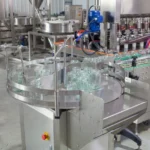 Линия розлива томатной пасты - Поворотный стол подачи пустой тары - Rotary Bottle Unscrambler