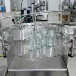 Линия розлива томатной пасты - Поворотный стол подачи пустой тары - Rotary Bottle Unscrambler
