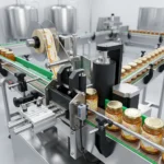 Линия розлива томатной пасты - Карусельный этикетировщик банок - Rotary Positioning Labeler