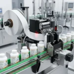 Линия розлива томатной пасты - Карусельный этикетировщик банок - Rotary Positioning Labeler