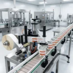 Линия розлива томатной пасты - Карусельный этикетировщик банок - Rotary Positioning Labeler